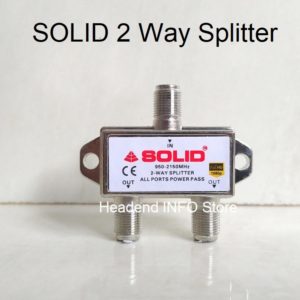 solid 2 way splitter